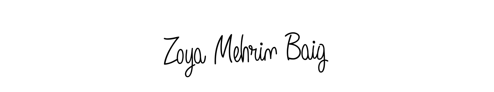 Here are the top 10 professional signature styles for the name Zoya Mehrin Baig. These are the best autograph styles you can use for your name. Zoya Mehrin Baig signature style 5 images and pictures png