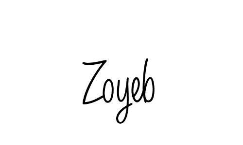 Best and Professional Signature Style for Zoyeb. Angelique-Rose-font-FFP Best Signature Style Collection. Zoyeb signature style 5 images and pictures png