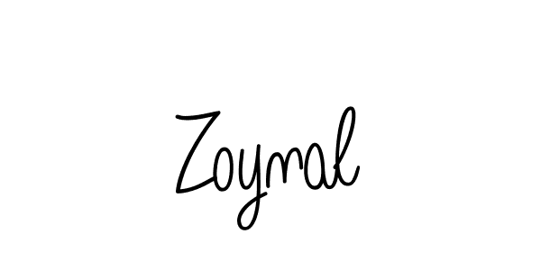 Create a beautiful signature design for name Zoynal. With this signature (Angelique-Rose-font-FFP) fonts, you can make a handwritten signature for free. Zoynal signature style 5 images and pictures png