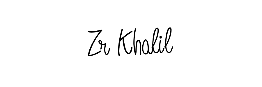 Best and Professional Signature Style for Zr Khalil. Angelique-Rose-font-FFP Best Signature Style Collection. Zr Khalil signature style 5 images and pictures png