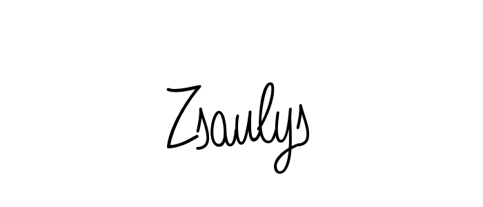 Design your own signature with our free online signature maker. With this signature software, you can create a handwritten (Angelique-Rose-font-FFP) signature for name Zsaulys. Zsaulys signature style 5 images and pictures png