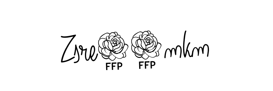 Zsre49mkm stylish signature style. Best Handwritten Sign (Angelique-Rose-font-FFP) for my name. Handwritten Signature Collection Ideas for my name Zsre49mkm. Zsre49mkm signature style 5 images and pictures png
