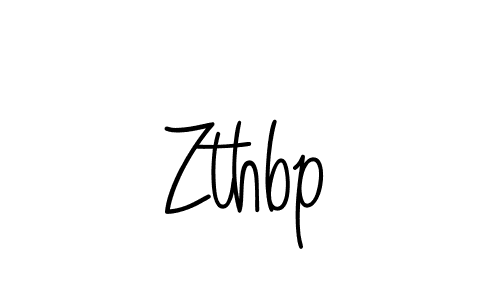 How to make Zthbp signature? Angelique-Rose-font-FFP is a professional autograph style. Create handwritten signature for Zthbp name. Zthbp signature style 5 images and pictures png