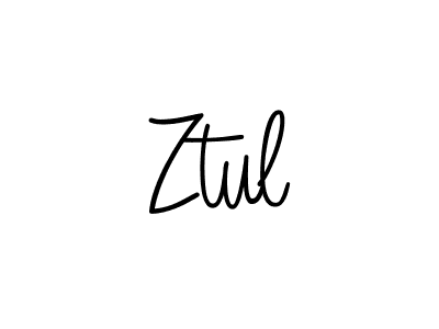The best way (Angelique-Rose-font-FFP) to make a short signature is to pick only two or three words in your name. The name Ztul include a total of six letters. For converting this name. Ztul signature style 5 images and pictures png
