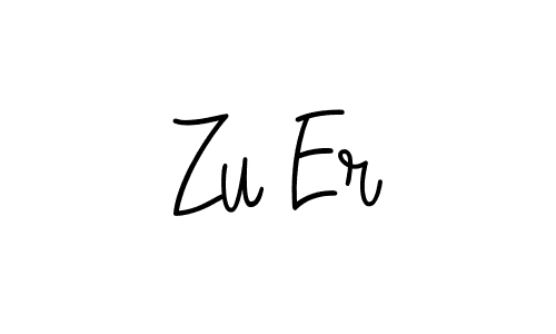 How to make Zu Er signature? Angelique-Rose-font-FFP is a professional autograph style. Create handwritten signature for Zu Er name. Zu Er signature style 5 images and pictures png