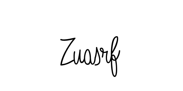 The best way (Angelique-Rose-font-FFP) to make a short signature is to pick only two or three words in your name. The name Zuasrf include a total of six letters. For converting this name. Zuasrf signature style 5 images and pictures png