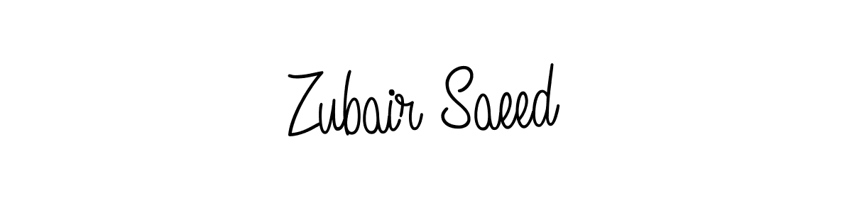 Make a short Zubair Saeed signature style. Manage your documents anywhere anytime using Angelique-Rose-font-FFP. Create and add eSignatures, submit forms, share and send files easily. Zubair Saeed signature style 5 images and pictures png