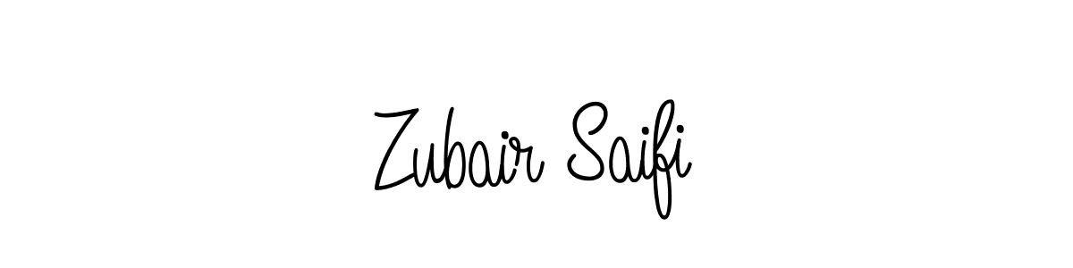 How to make Zubair Saifi name signature. Use Angelique-Rose-font-FFP style for creating short signs online. This is the latest handwritten sign. Zubair Saifi signature style 5 images and pictures png