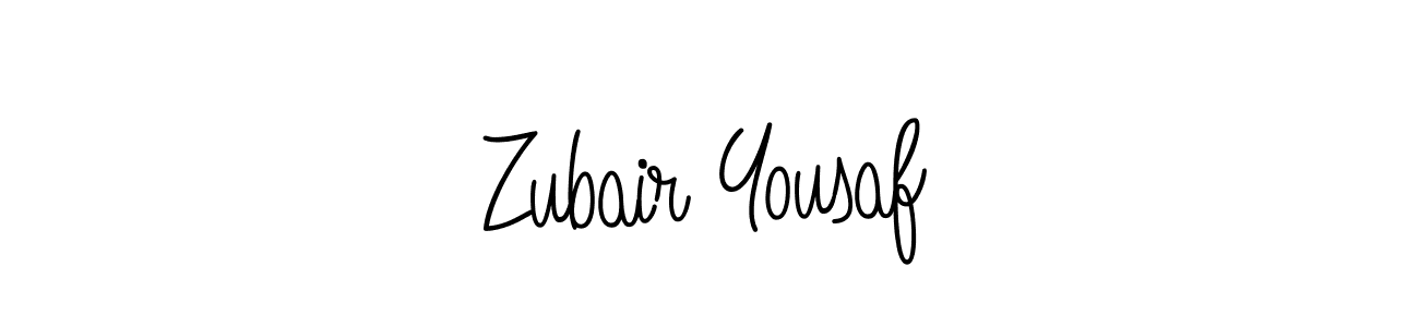 Design your own signature with our free online signature maker. With this signature software, you can create a handwritten (Angelique-Rose-font-FFP) signature for name Zubair Yousaf. Zubair Yousaf signature style 5 images and pictures png