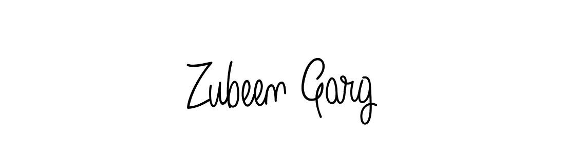 How to make Zubeen Garg name signature. Use Angelique-Rose-font-FFP style for creating short signs online. This is the latest handwritten sign. Zubeen Garg signature style 5 images and pictures png