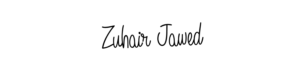 Make a beautiful signature design for name Zuhair Jawed. With this signature (Angelique-Rose-font-FFP) style, you can create a handwritten signature for free. Zuhair Jawed signature style 5 images and pictures png