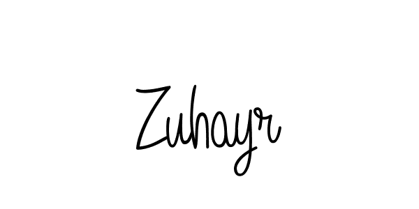 Create a beautiful signature design for name Zuhayr. With this signature (Angelique-Rose-font-FFP) fonts, you can make a handwritten signature for free. Zuhayr signature style 5 images and pictures png