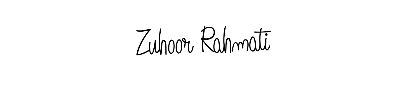 This is the best signature style for the Zuhoor Rahmati name. Also you like these signature font (Angelique-Rose-font-FFP). Mix name signature. Zuhoor Rahmati signature style 5 images and pictures png