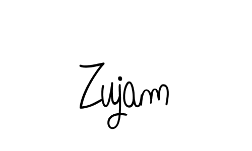 Design your own signature with our free online signature maker. With this signature software, you can create a handwritten (Angelique-Rose-font-FFP) signature for name Zujam. Zujam signature style 5 images and pictures png