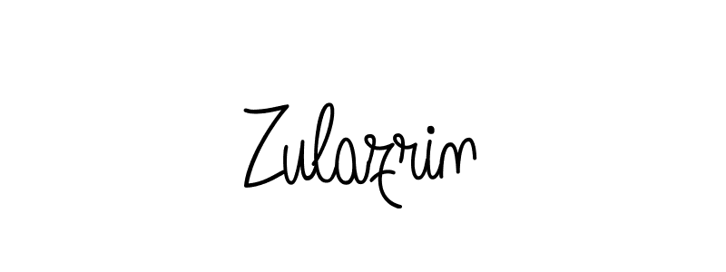 Use a signature maker to create a handwritten signature online. With this signature software, you can design (Angelique-Rose-font-FFP) your own signature for name Zulazrin. Zulazrin signature style 5 images and pictures png