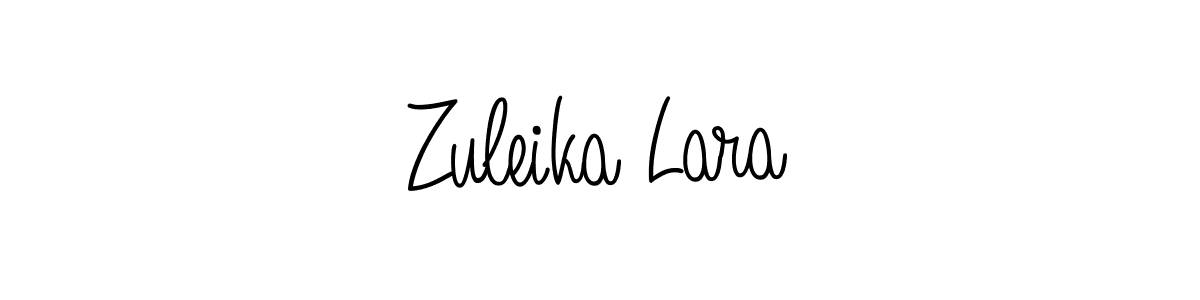 if you are searching for the best signature style for your name Zuleika Lara. so please give up your signature search. here we have designed multiple signature styles  using Angelique-Rose-font-FFP. Zuleika Lara signature style 5 images and pictures png