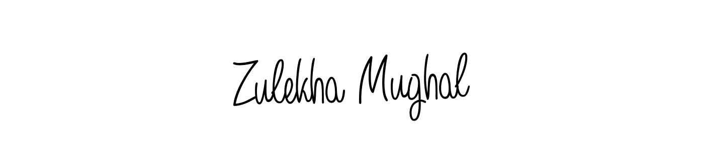 Angelique-Rose-font-FFP is a professional signature style that is perfect for those who want to add a touch of class to their signature. It is also a great choice for those who want to make their signature more unique. Get Zulekha Mughal name to fancy signature for free. Zulekha Mughal signature style 5 images and pictures png