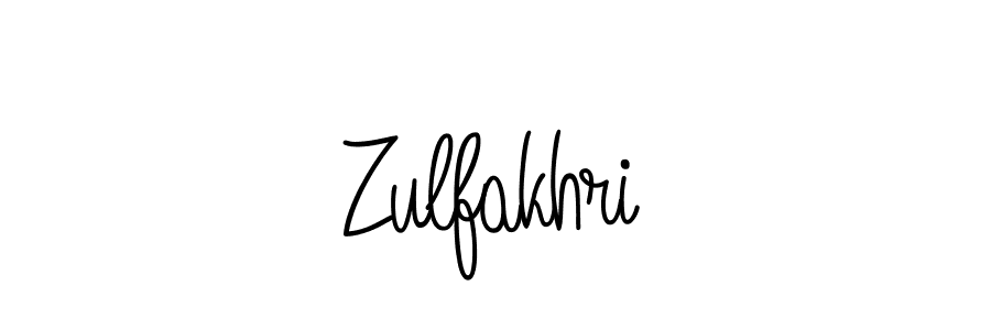 Design your own signature with our free online signature maker. With this signature software, you can create a handwritten (Angelique-Rose-font-FFP) signature for name Zulfakhri. Zulfakhri signature style 5 images and pictures png