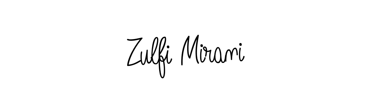 Best and Professional Signature Style for Zulfi Mirani. Angelique-Rose-font-FFP Best Signature Style Collection. Zulfi Mirani signature style 5 images and pictures png
