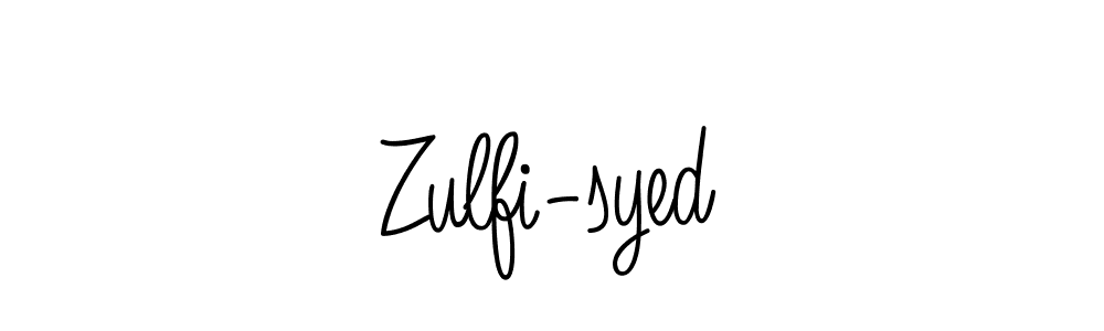 Zulfi-syed stylish signature style. Best Handwritten Sign (Angelique-Rose-font-FFP) for my name. Handwritten Signature Collection Ideas for my name Zulfi-syed. Zulfi-syed signature style 5 images and pictures png