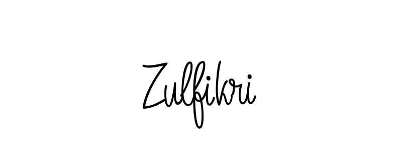 Use a signature maker to create a handwritten signature online. With this signature software, you can design (Angelique-Rose-font-FFP) your own signature for name Zulfikri. Zulfikri signature style 5 images and pictures png