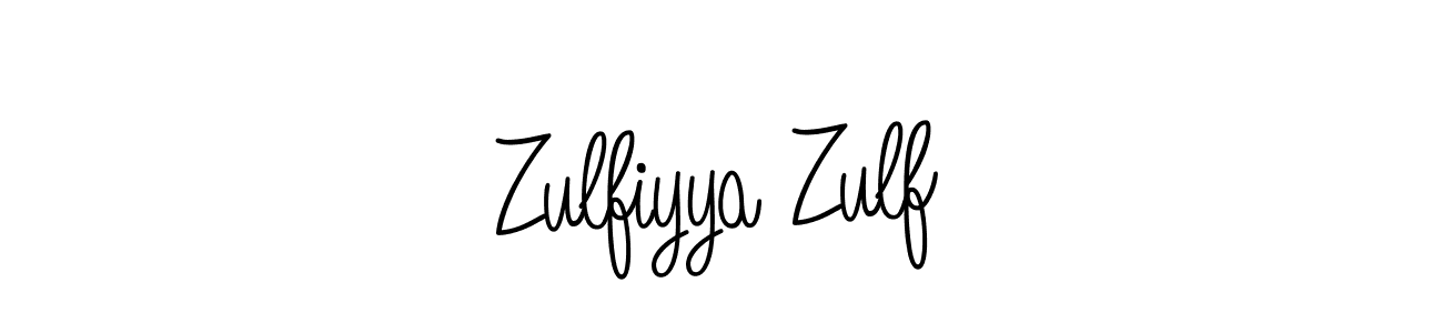 Create a beautiful signature design for name Zulfiyya Zulf. With this signature (Angelique-Rose-font-FFP) fonts, you can make a handwritten signature for free. Zulfiyya Zulf signature style 5 images and pictures png