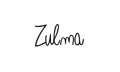 How to Draw Zulma signature style? Angelique-Rose-font-FFP is a latest design signature styles for name Zulma. Zulma signature style 5 images and pictures png