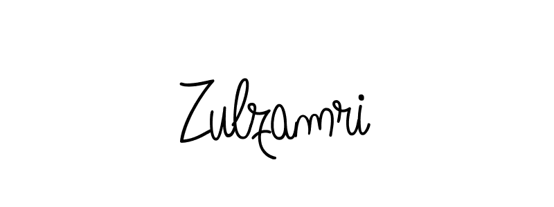 Make a beautiful signature design for name Zulzamri. With this signature (Angelique-Rose-font-FFP) style, you can create a handwritten signature for free. Zulzamri signature style 5 images and pictures png