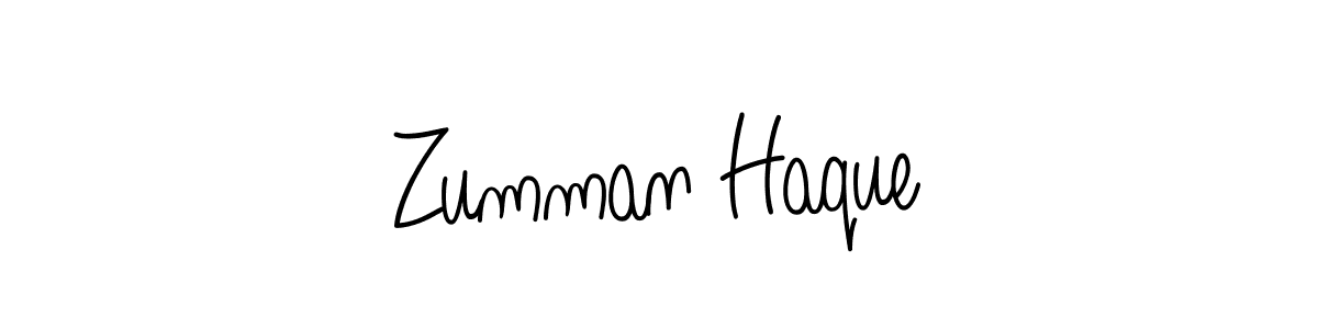 The best way (Angelique-Rose-font-FFP) to make a short signature is to pick only two or three words in your name. The name Zumman Haque include a total of six letters. For converting this name. Zumman Haque signature style 5 images and pictures png