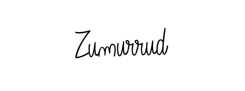 Design your own signature with our free online signature maker. With this signature software, you can create a handwritten (Angelique-Rose-font-FFP) signature for name Zumurrud. Zumurrud signature style 5 images and pictures png