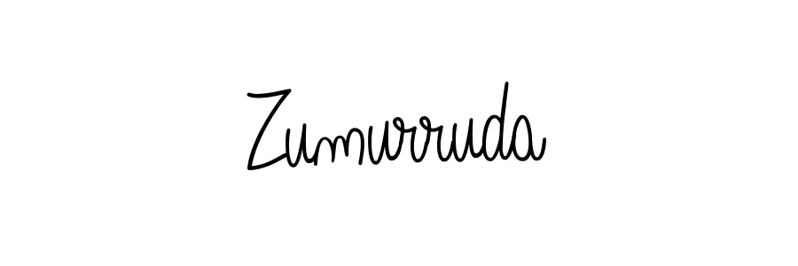 Use a signature maker to create a handwritten signature online. With this signature software, you can design (Angelique-Rose-font-FFP) your own signature for name Zumurruda. Zumurruda signature style 5 images and pictures png