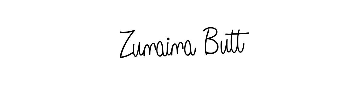 It looks lik you need a new signature style for name Zunaina Butt. Design unique handwritten (Angelique-Rose-font-FFP) signature with our free signature maker in just a few clicks. Zunaina Butt signature style 5 images and pictures png