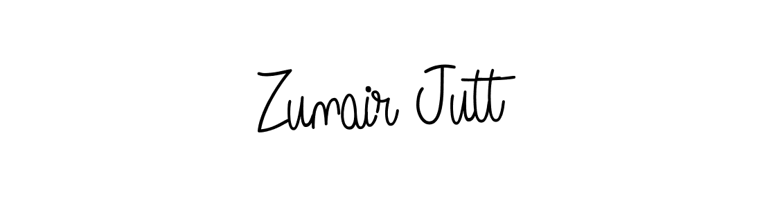 if you are searching for the best signature style for your name Zunair Jutt. so please give up your signature search. here we have designed multiple signature styles  using Angelique-Rose-font-FFP. Zunair Jutt signature style 5 images and pictures png