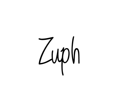 You should practise on your own different ways (Angelique-Rose-font-FFP) to write your name (Zuph) in signature. don't let someone else do it for you. Zuph signature style 5 images and pictures png