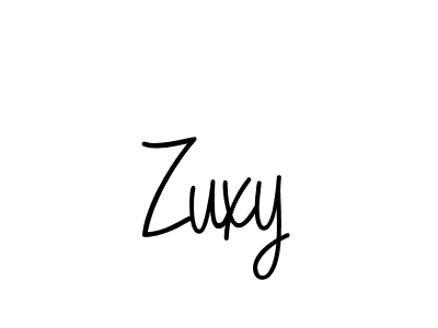 You should practise on your own different ways (Angelique-Rose-font-FFP) to write your name (Zuxy) in signature. don't let someone else do it for you. Zuxy signature style 5 images and pictures png