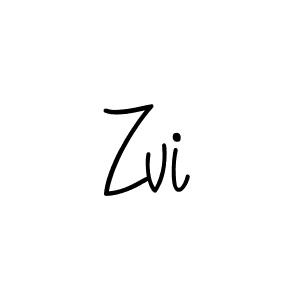 How to Draw Zvi signature style? Angelique-Rose-font-FFP is a latest design signature styles for name Zvi. Zvi signature style 5 images and pictures png