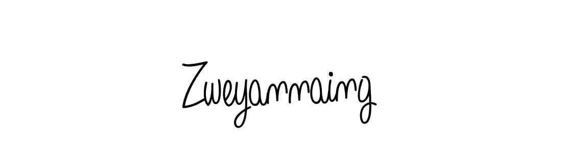 How to Draw Zweyannaing signature style? Angelique-Rose-font-FFP is a latest design signature styles for name Zweyannaing. Zweyannaing signature style 5 images and pictures png