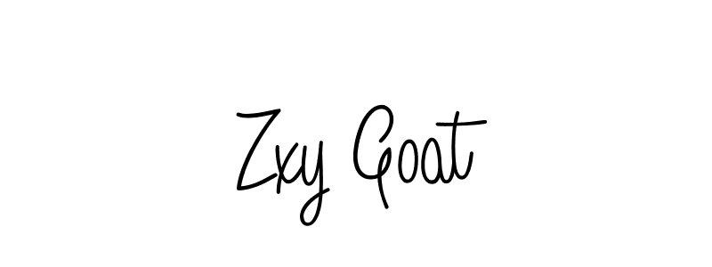Zxy Goat stylish signature style. Best Handwritten Sign (Angelique-Rose-font-FFP) for my name. Handwritten Signature Collection Ideas for my name Zxy Goat. Zxy Goat signature style 5 images and pictures png