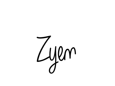 Also we have Zyen name is the best signature style. Create professional handwritten signature collection using Angelique-Rose-font-FFP autograph style. Zyen signature style 5 images and pictures png