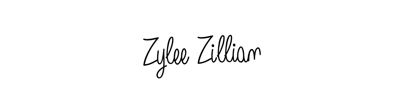 Design your own signature with our free online signature maker. With this signature software, you can create a handwritten (Angelique-Rose-font-FFP) signature for name Zylee Zillian. Zylee Zillian signature style 5 images and pictures png