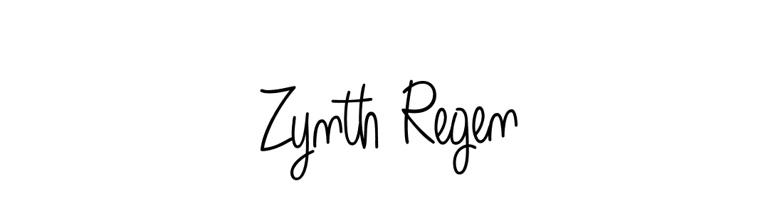 Check out images of Autograph of Zynth Regen name. Actor Zynth Regen Signature Style. Angelique-Rose-font-FFP is a professional sign style online. Zynth Regen signature style 5 images and pictures png