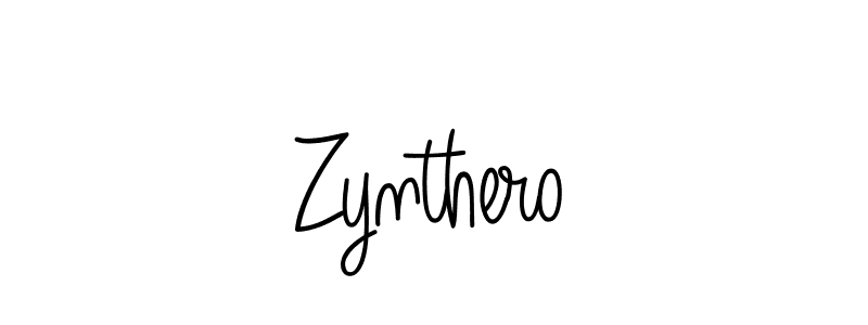 Make a beautiful signature design for name Zynthero. With this signature (Angelique-Rose-font-FFP) style, you can create a handwritten signature for free. Zynthero signature style 5 images and pictures png