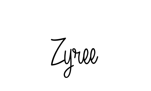 You should practise on your own different ways (Angelique-Rose-font-FFP) to write your name (Zyree) in signature. don't let someone else do it for you. Zyree signature style 5 images and pictures png