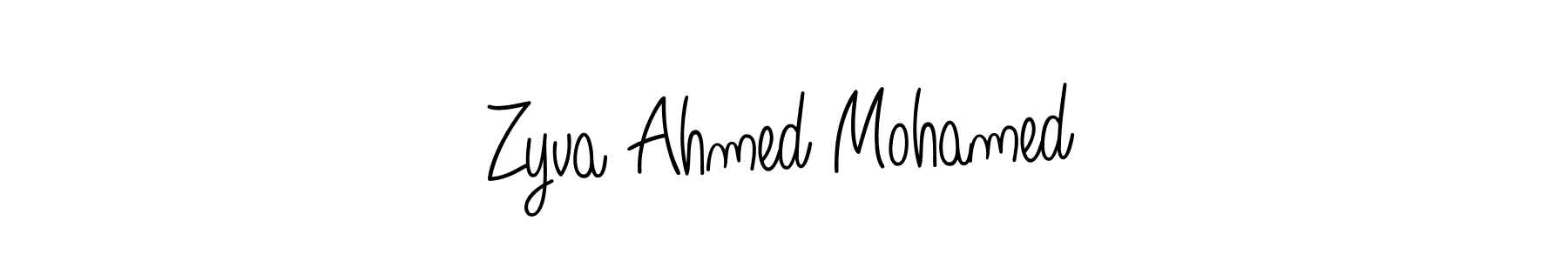 This is the best signature style for the Zyva Ahmed Mohamed name. Also you like these signature font (Angelique-Rose-font-FFP). Mix name signature. Zyva Ahmed Mohamed signature style 5 images and pictures png