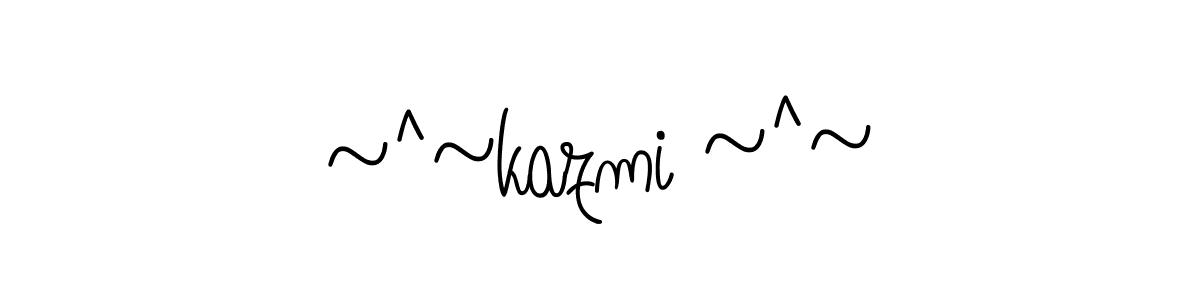 Make a beautiful signature design for name ~^~kazmi ~^~. Use this online signature maker to create a handwritten signature for free. ~^~kazmi ~^~ signature style 5 images and pictures png