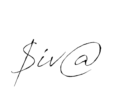 How to make $iv@ signature? Antro_Vectra is a professional autograph style. Create handwritten signature for $iv@ name. $iv@ signature style 6 images and pictures png