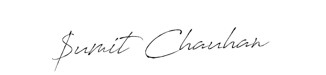 How to make $umit Chauhan signature? Antro_Vectra is a professional autograph style. Create handwritten signature for $umit Chauhan name. $umit Chauhan signature style 6 images and pictures png