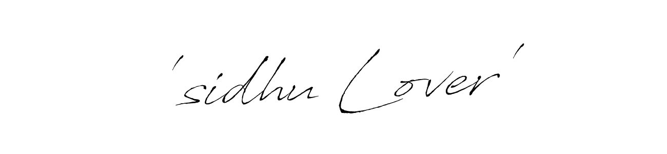 Also You can easily find your signature by using the search form. We will create 'sidhu Lover' name handwritten signature images for you free of cost using Antro_Vectra sign style. 'sidhu Lover' signature style 6 images and pictures png