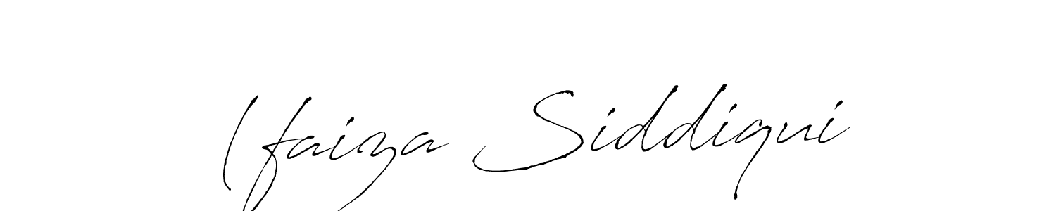 Design your own signature with our free online signature maker. With this signature software, you can create a handwritten (Antro_Vectra) signature for name (faiza Siddiqui. (faiza Siddiqui signature style 6 images and pictures png