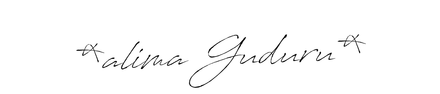 *alima Guduru* stylish signature style. Best Handwritten Sign (Antro_Vectra) for my name. Handwritten Signature Collection Ideas for my name *alima Guduru*. *alima Guduru* signature style 6 images and pictures png